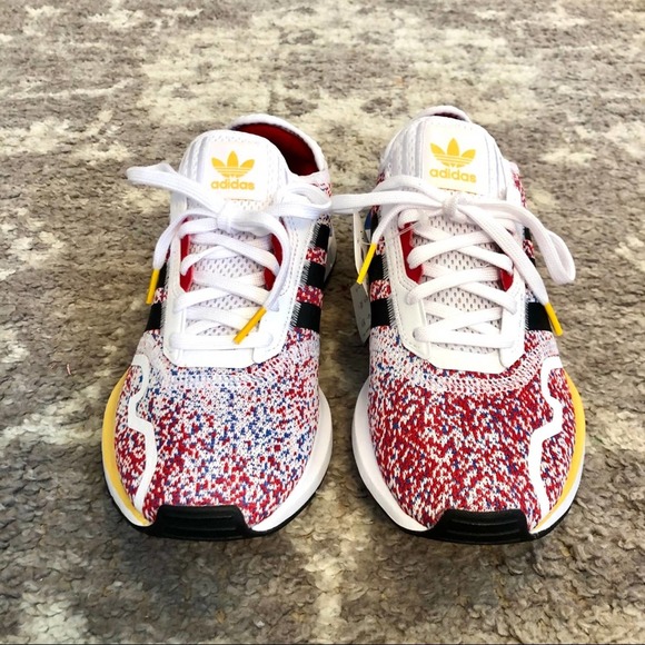 Adidas Swift Run X J FTWR White Black Blue FY2156 - Picture 3 of 10